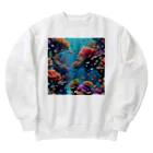 asuto_20のローポリ風サンゴ Heavyweight Crew Neck Sweatshirt