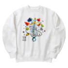 KILIKOStudiosの虹が出る東京切子　エメラルド Heavyweight Crew Neck Sweatshirt