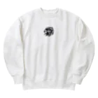 yielanggo007の白黒の鷹 Heavyweight Crew Neck Sweatshirt