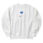 harukou_☆のくわがたくん Heavyweight Crew Neck Sweatshirt