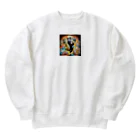 CatCraftsの猫のダンスパーティー Heavyweight Crew Neck Sweatshirt