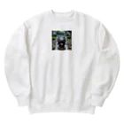 AI妖怪大図鑑の水たまり妖怪　ちゃぷらん Heavyweight Crew Neck Sweatshirt