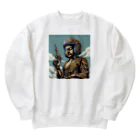 shime_savaの地獄の沙汰も金次第 Heavyweight Crew Neck Sweatshirt