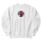 レミオのひとりごとチャンネルの働くワンコ Heavyweight Crew Neck Sweatshirt