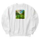 らばーばんどすとあの人型輪ゴム【サイクリング】 Heavyweight Crew Neck Sweatshirt