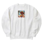 Chama's shopのビーチガール Heavyweight Crew Neck Sweatshirt