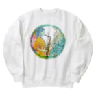 八王子やましぎのテナーサックス ４ Heavyweight Crew Neck Sweatshirt