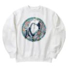 八王子やましぎのテナーサックス ６ Heavyweight Crew Neck Sweatshirt