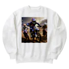 Bikers' Galleryのダートマスターズ：究極のモトクロスチャレンジ Heavyweight Crew Neck Sweatshirt