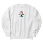 カノンとアヤネの可愛いケーキちゃん Heavyweight Crew Neck Sweatshirt