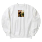 SWQAの春風に吹かれる女王 Heavyweight Crew Neck Sweatshirt