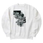 Lycoris Ant～リコリスアント～のアート「女性の横顔」 Heavyweight Crew Neck Sweatshirt