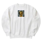 幸運招来の金龍神様 Heavyweight Crew Neck Sweatshirt