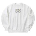 淡路梅薫堂の花まつりお釈迦さまの誕生日 Heavyweight Crew Neck Sweatshirt