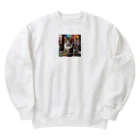 YUYUYのネコちゃん Heavyweight Crew Neck Sweatshirt