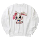 ちょっといいSHOPのちびアニマル（うさぎ） Heavyweight Crew Neck Sweatshirt