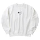 pasupasuの線の人　正面 Heavyweight Crew Neck Sweatshirt