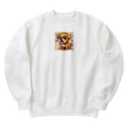 namidamakiの怒りん坊犬 Heavyweight Crew Neck Sweatshirt