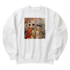 AQUAMETAVERSEの優雅な花見桜の花満開　なでしこ1478 Heavyweight Crew Neck Sweatshirt