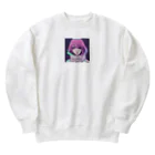 近未来美少女「オッドアイ」の近未来美少女「オッドアイ」 Heavyweight Crew Neck Sweatshirt