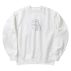 hetaTのhetaTゴジラ Heavyweight Crew Neck Sweatshirt