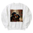 W-designの世界一幸せな時間 Heavyweight Crew Neck Sweatshirt