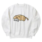 Riranaのネコ、かぶってます。（文字なし） Heavyweight Crew Neck Sweatshirt