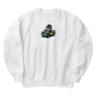 namidamakiのトラックペンギン Heavyweight Crew Neck Sweatshirt