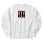 AI妖怪大図鑑の君の姓は妖怪　佐藤さん Heavyweight Crew Neck Sweatshirt