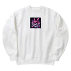 suzuri18026のうさぎ科学者 Heavyweight Crew Neck Sweatshirt