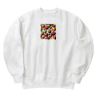 noiSutoaの新鮮なリンゴ Heavyweight Crew Neck Sweatshirt