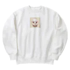 もふもふしたいの干支の羊ちゃん01 Heavyweight Crew Neck Sweatshirt