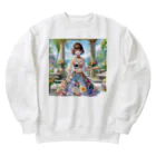 かるるんショップの夏と南国と休日と Heavyweight Crew Neck Sweatshirt