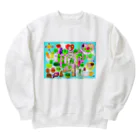 Noriko.lのお野菜オールスターズ Heavyweight Crew Neck Sweatshirt