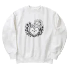 dragon2024のゆるいハート Heavyweight Crew Neck Sweatshirt