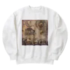 JapaneseArt Yui Shopの古代人の未来設計 Heavyweight Crew Neck Sweatshirt