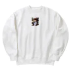 Sawadadaのメイドさん Heavyweight Crew Neck Sweatshirt