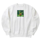 OTIRUBUTUBUTUのいきわかれ恐竜 Heavyweight Crew Neck Sweatshirt