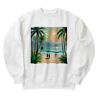 Paradise ExploreのPalm Breeze Bliss Heavyweight Crew Neck Sweatshirt