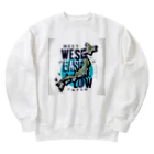 Qten369の西高東低の天気 Heavyweight Crew Neck Sweatshirt