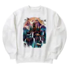 シロクマペンギンの神秘の山 Heavyweight Crew Neck Sweatshirt