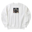 AI妖怪大図鑑のダイイングメッセージ妖怪　カサス Heavyweight Crew Neck Sweatshirt