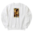 saoc11039のアート Heavyweight Crew Neck Sweatshirt