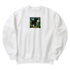 dinosaur_brothersのりあるティラノ② Heavyweight Crew Neck Sweatshirt