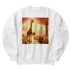 雑貨「キリン堂」のきりん８０ Heavyweight Crew Neck Sweatshirt