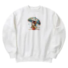 bona fideの開運招き猫　みこ Heavyweight Crew Neck Sweatshirt