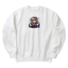 aaammmamのエルフ　美少女　セーラー服　アイドル Heavyweight Crew Neck Sweatshirt