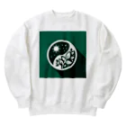 Qten369の地球を守ろう Heavyweight Crew Neck Sweatshirt