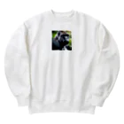 sunday_sataurday_freedayの謙虚なゴリラ Heavyweight Crew Neck Sweatshirt