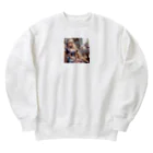 aaammmamのメイドさん　3Dアニメーション　美少女　漫画　アニメ Heavyweight Crew Neck Sweatshirt